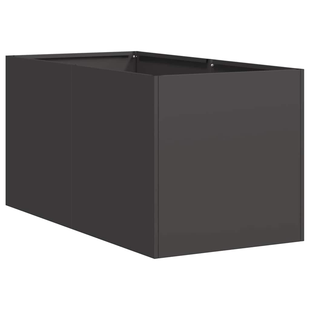 Lovelis, juodos spalvos, 40x80x40cm, šaltai valcuotas plienas
