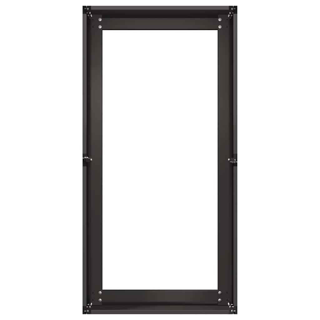 Lovelis, juodos spalvos, 40x80x40cm, šaltai valcuotas plienas