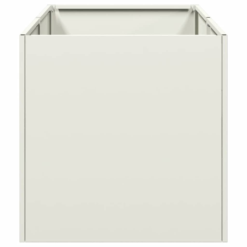 Lovelis, baltos spalvos, 40x80x40cm, šaltai valcuotas plienas