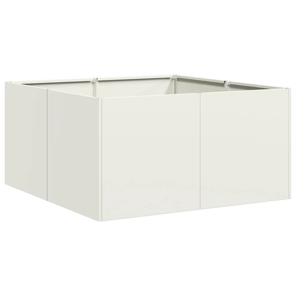 Lovelis, baltos spalvos, 80x80x40cm, šaltai valcuotas plienas