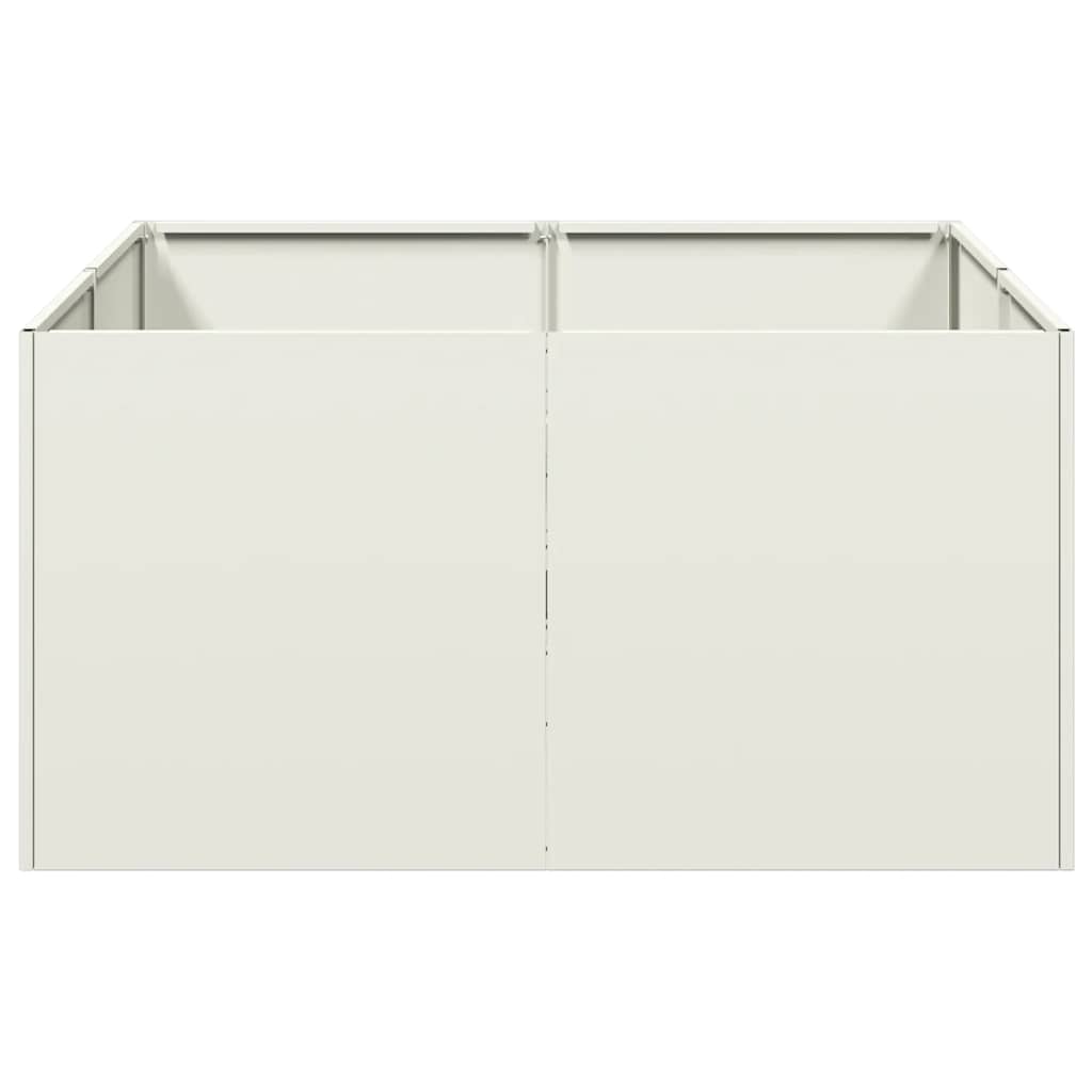 Lovelis, baltos spalvos, 80x80x40cm, šaltai valcuotas plienas