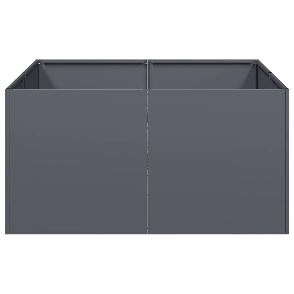 Lovelis, antracito, 80x80x40cm, šaltai valcuotas plienas