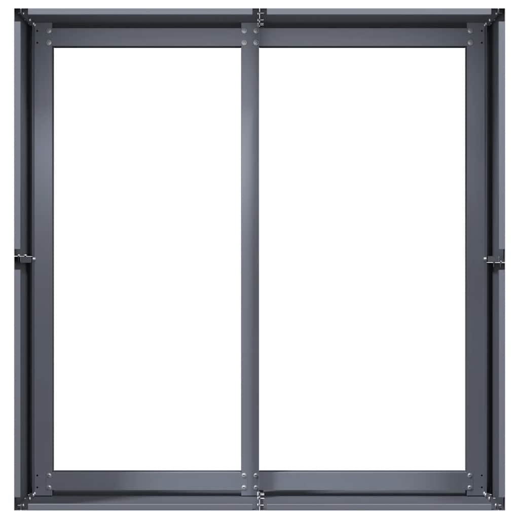 Lovelis, antracito, 80x80x40cm, šaltai valcuotas plienas