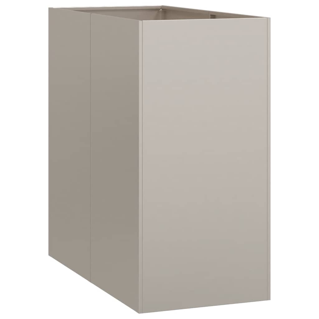 Lovelis, rūdžių, 40x80x80cm, oro sąlygoms atsparus plienas