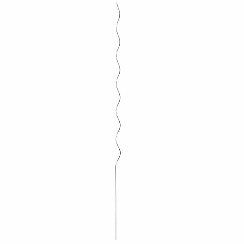 Spiralės augalų atramos 20 vnt 150 cm Cinkuotas plienas
