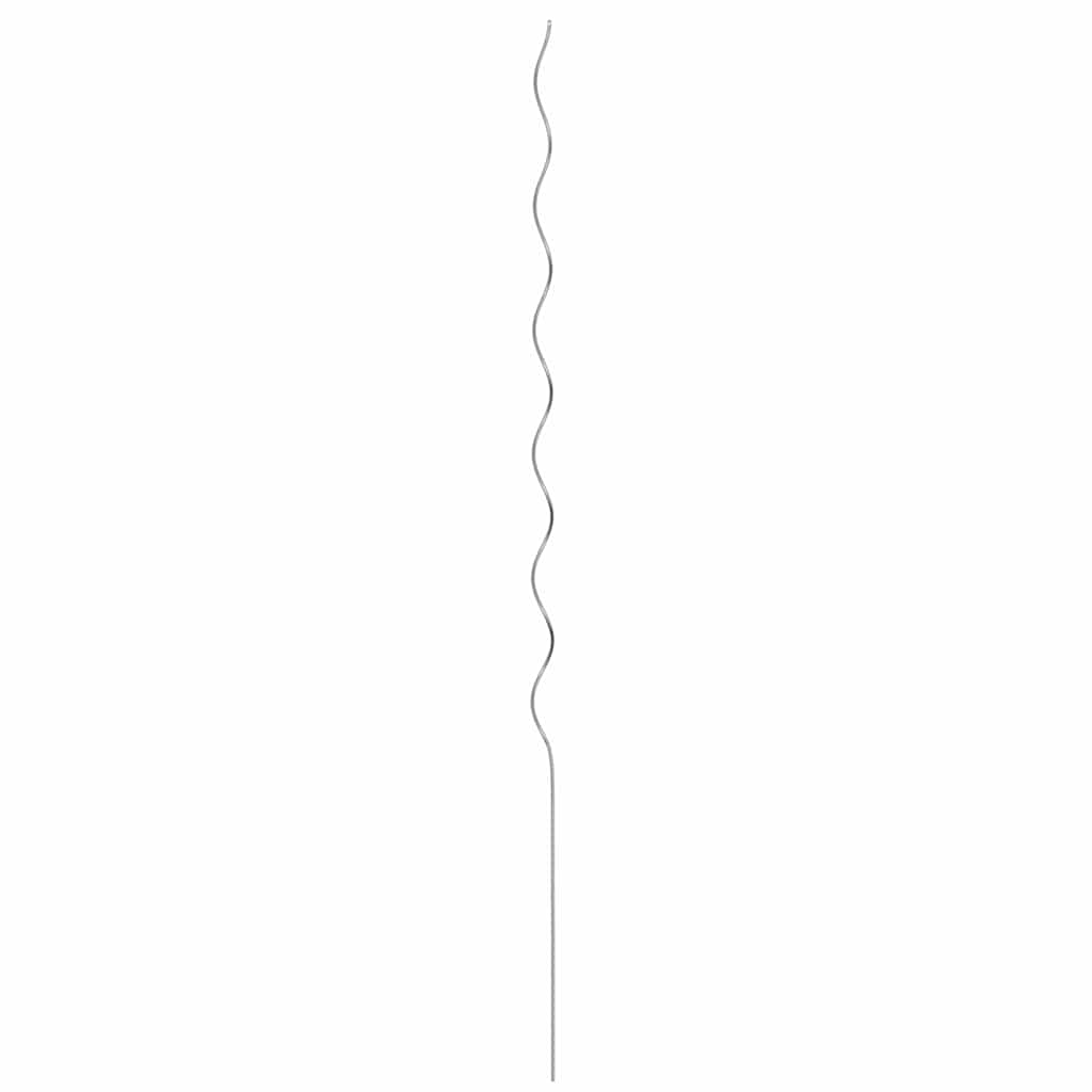 Spiralės augalų atramos 20 vnt 150 cm Cinkuotas plienas