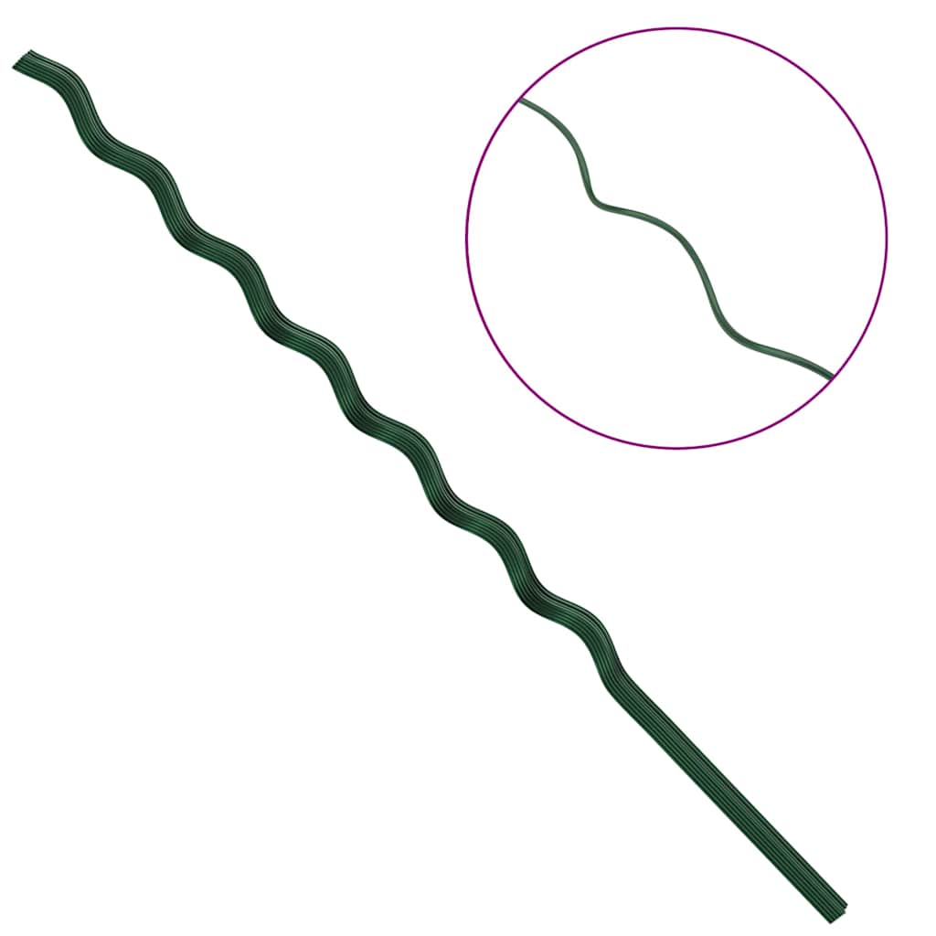 Spiralūs augalų palaikymo stulpeliai 20 vnt 170 cm Plienas