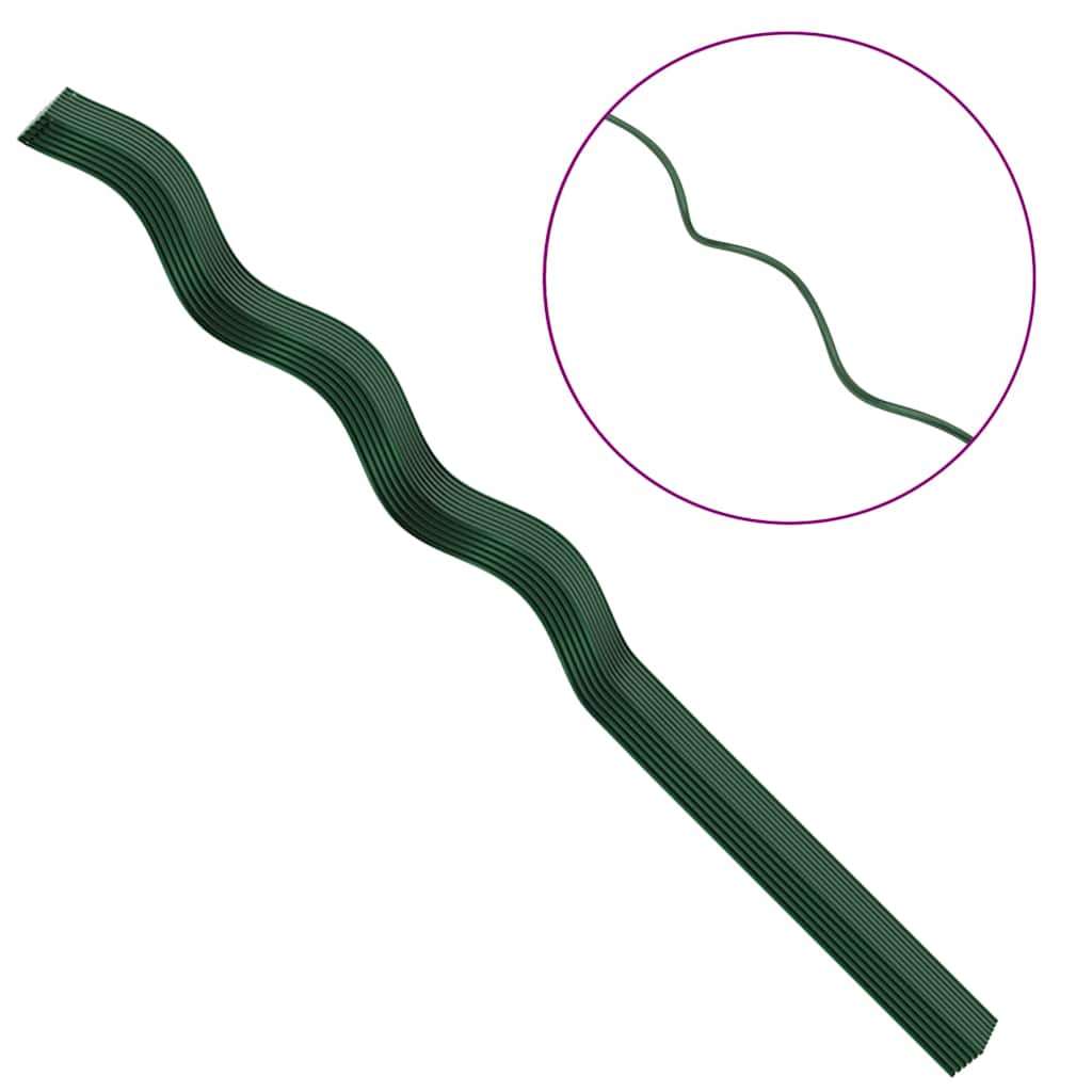 Spiraliniai augalų palaikikliai 50 vnt 110 cm Plienas