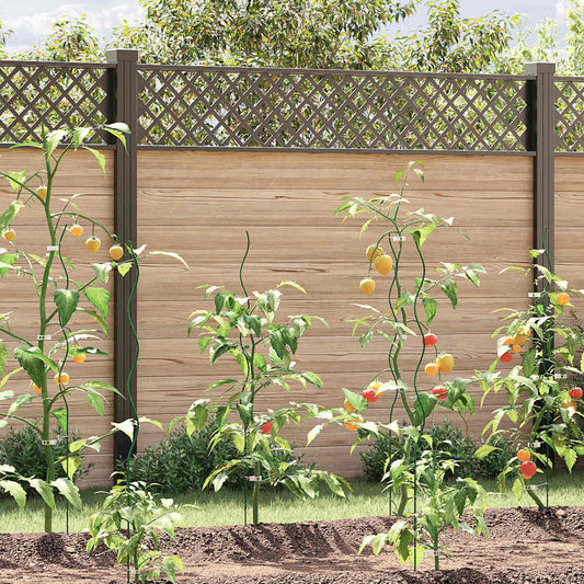 Spiralinės augalų atramos 20 vnt 110 cm Plienas