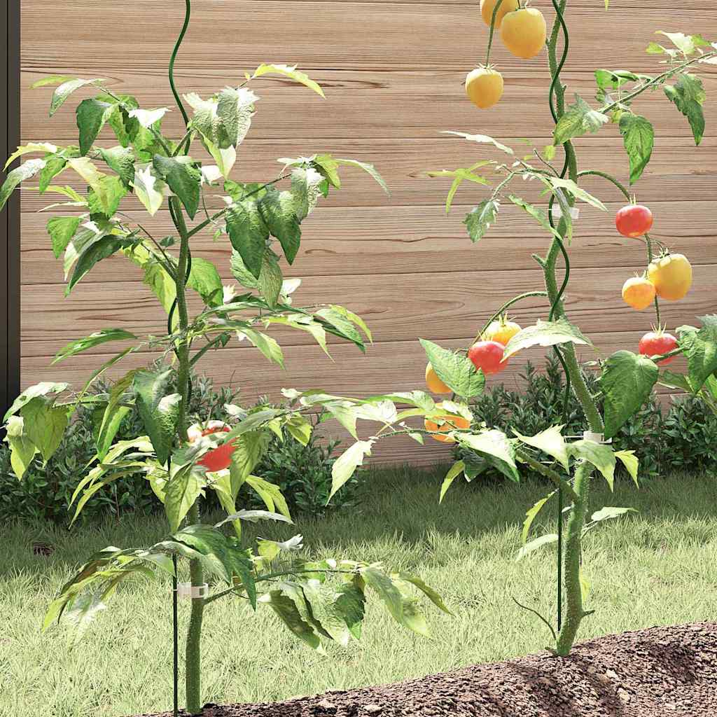 Spiralinės augalų atramos 20 vnt 110 cm Plienas