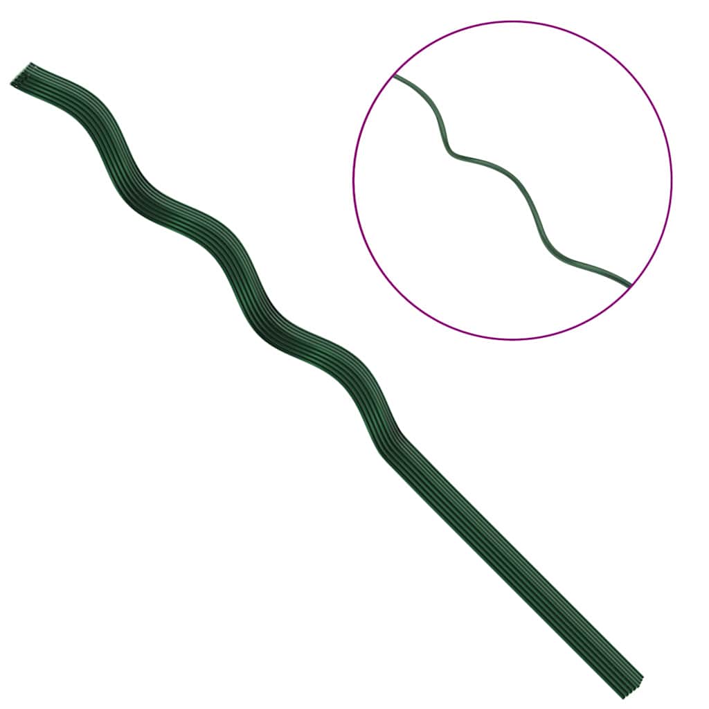 Spiralinės augalų atramos 20 vnt 110 cm Plienas
