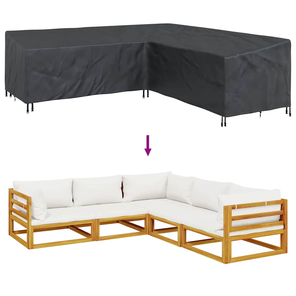 Lauko baldų uždangalas 255 x 255 x 80 cm 600D Oxford audinys