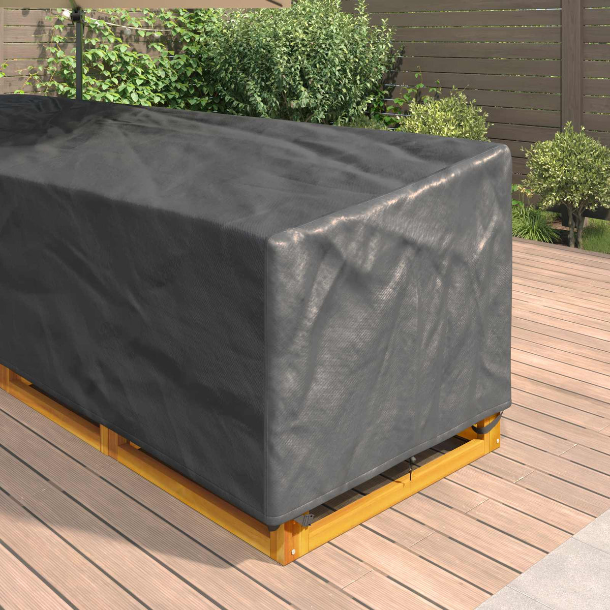 Lauko baldų uždangalas 325 x 325 x 80 cm 420D Oxford audinys