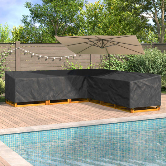Lauko baldų uždangalas 325 x 325 x 80 cm 420D Oxford audinys