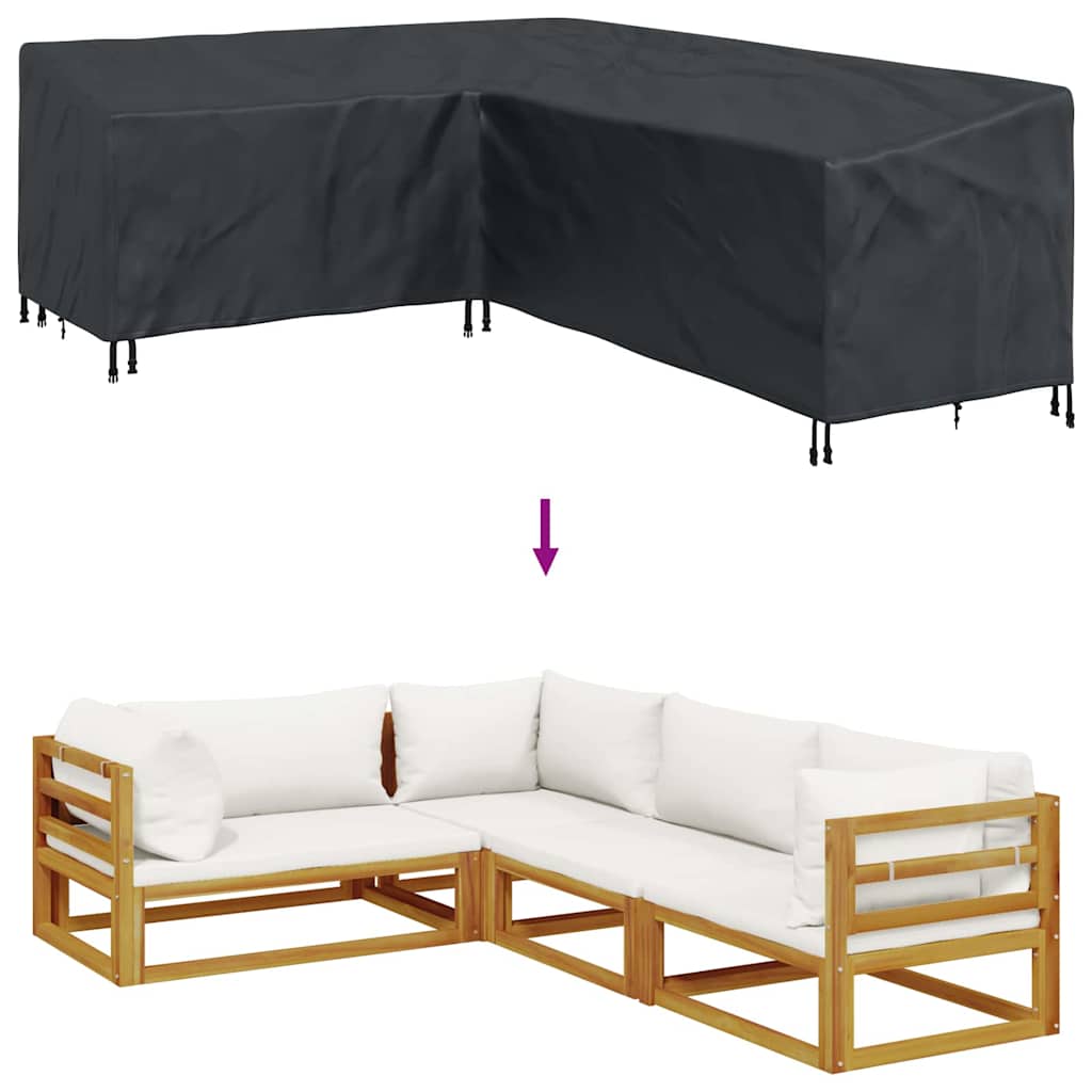 Baldų uždangalas Juoda 260 x 210 x 80 cm 600D Oxford audinys