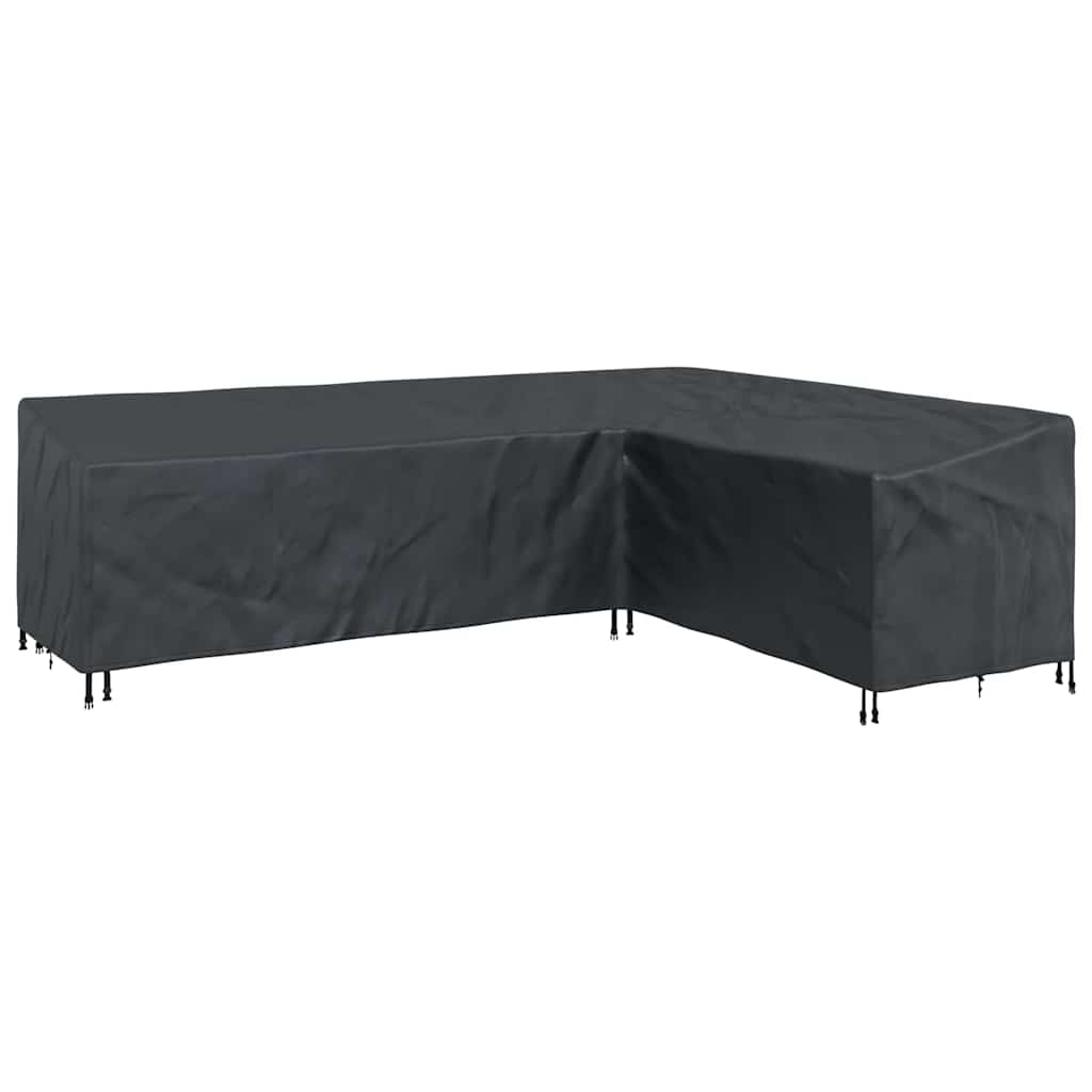 Lauko baldų uždangalas Juoda 286 x 222 x 80 cm 210D audinys