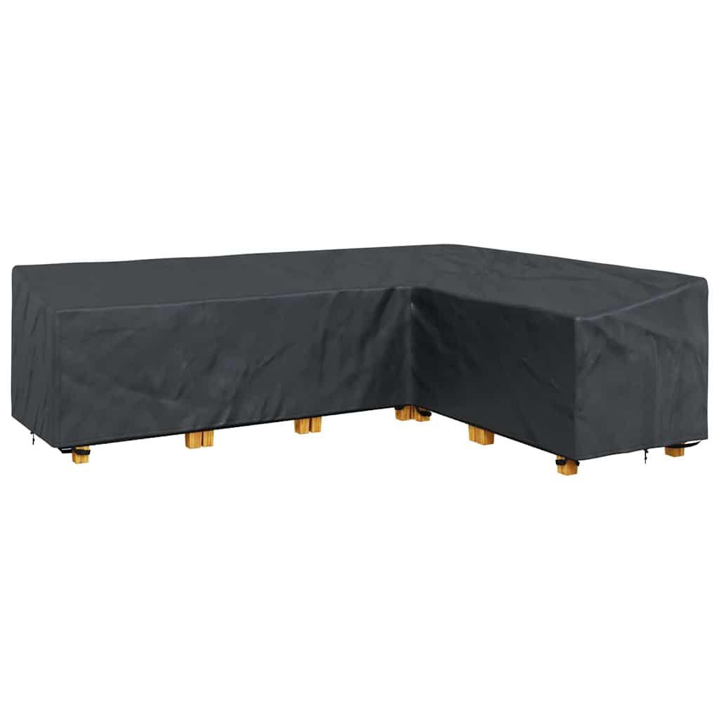 Lauko baldų uždangalas Juoda 286 x 222 x 80 cm 210D audinys