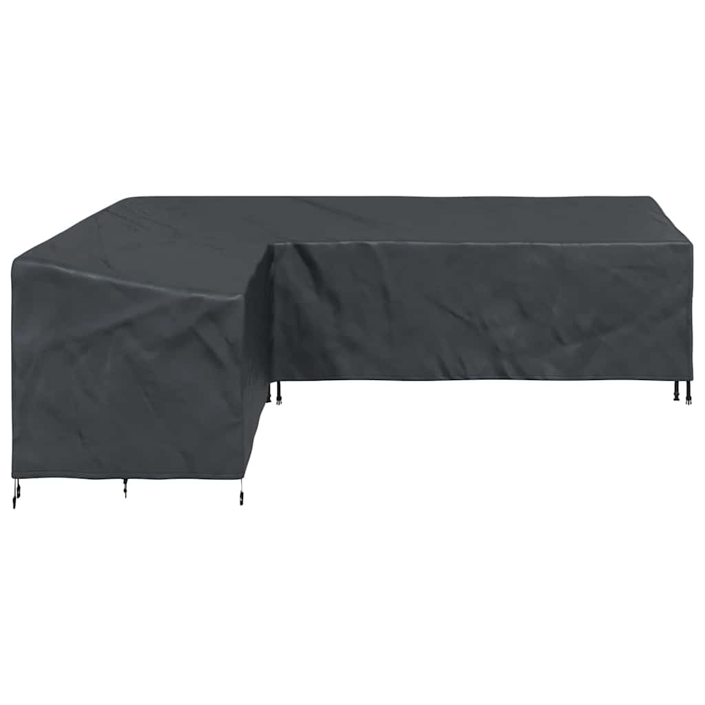Lauko baldų uždangalas Juoda 286 x 222 x 80 cm 210D audinys