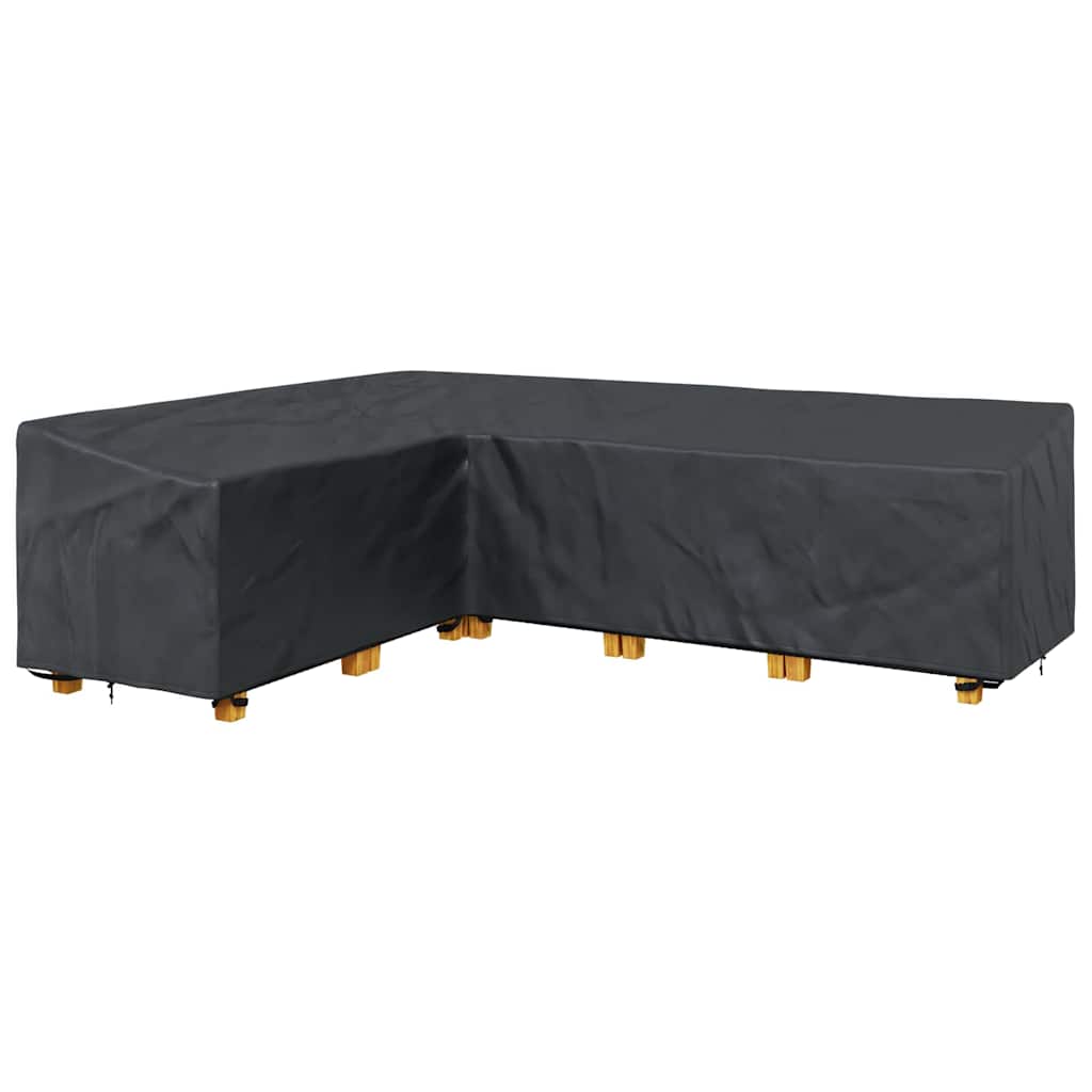 Lauko baldų uždangalas Juoda 286 x 222 x 80 cm 210D audinys