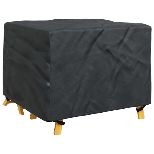 Lauko baldų uždangalas Juoda 113 x 113 x 73 cm 210D