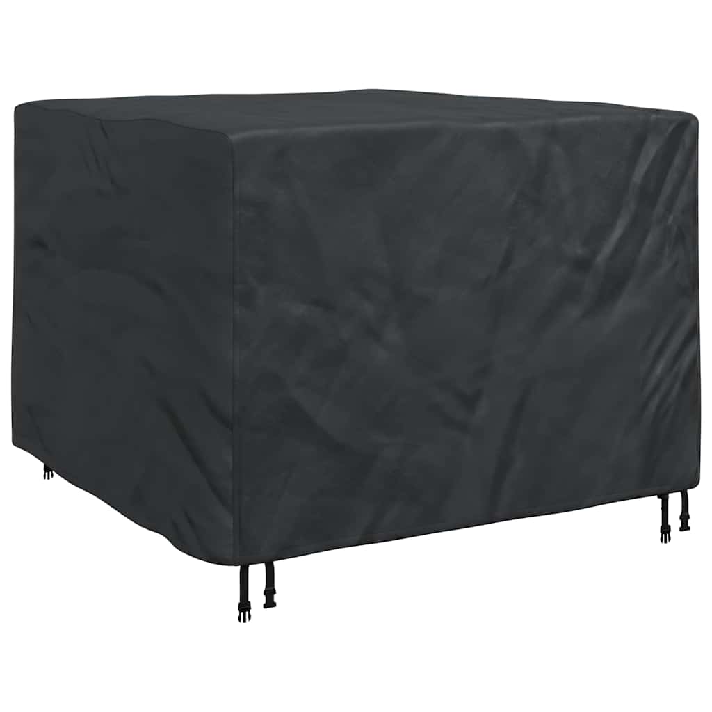 Lauko baldų uždangalas Juoda 125 x 125 x 74 cm 420D audinys