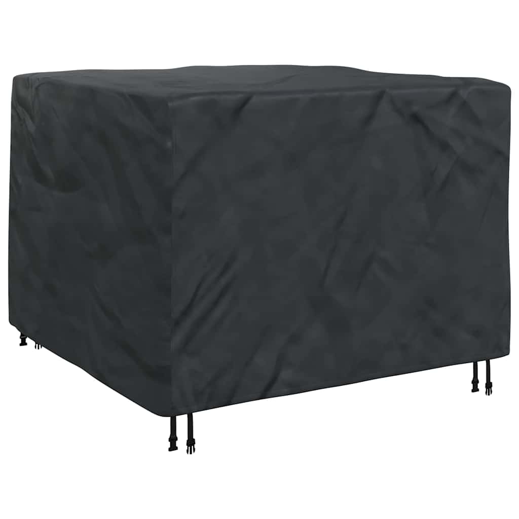 Lauko baldų uždangalas Juoda 125 x 125 x 74 cm 420D audinys
