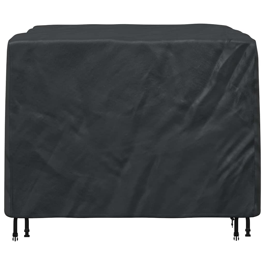 Lauko baldų uždangalas Juoda 125 x 125 x 74 cm 420D audinys