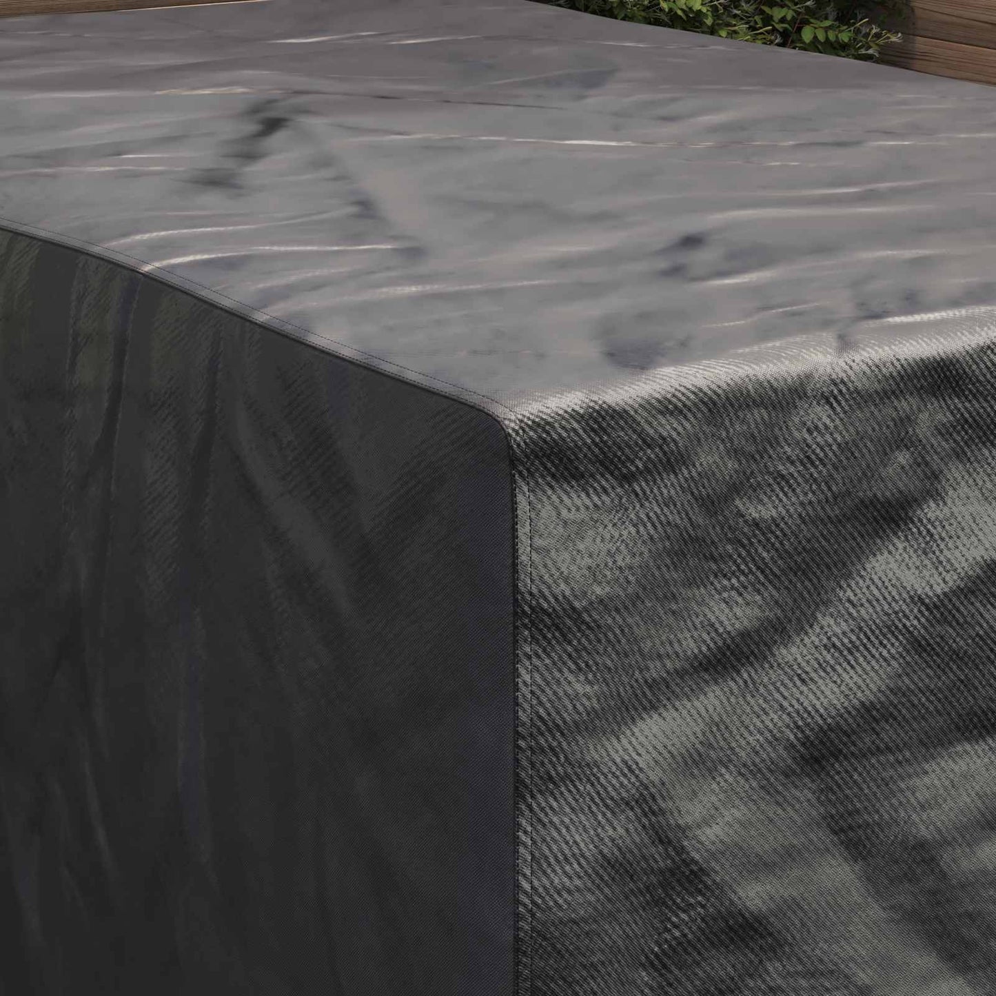 Lauko baldų uždangalas Juoda 143 x 225 x 90 cm 210D