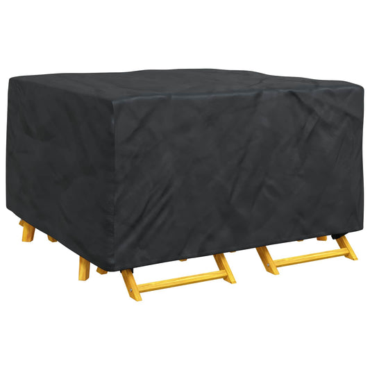 Lauko baldų uždangalas Juoda 150 x 150 x 75 cm 420D