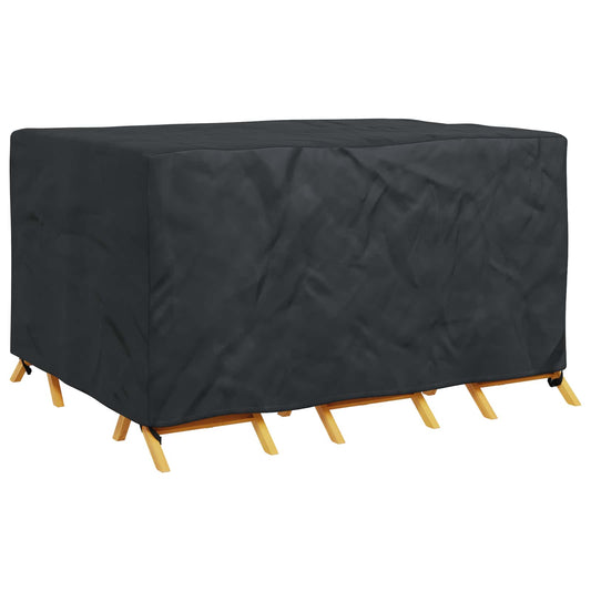 Lauko baldų uždangalas Juoda 180 x 120 x 74 cm 420D