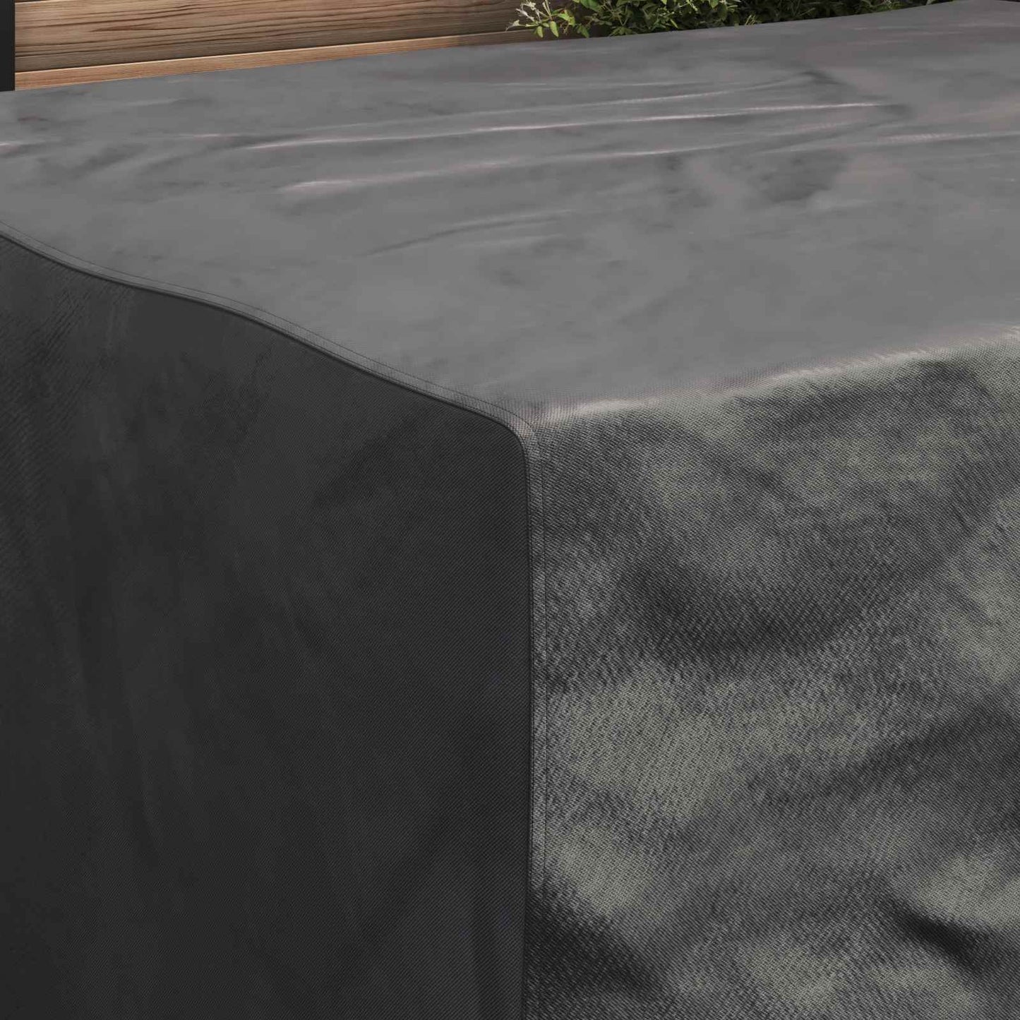 Lauko baldų uždangalas Juoda 200 x 150 x 85 cm 600D