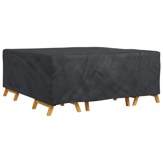 Lauko baldų uždangalas Juoda 200 x 200 x 90 cm 600D