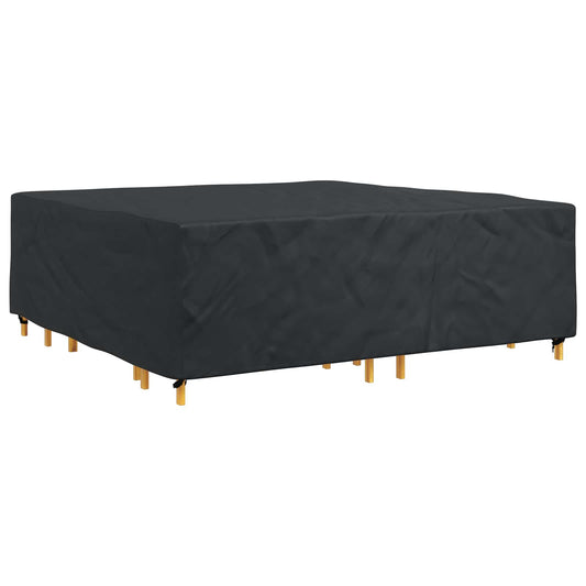 Lauko baldų uždangalas Juoda 220 x 220 x 70 cm 600D