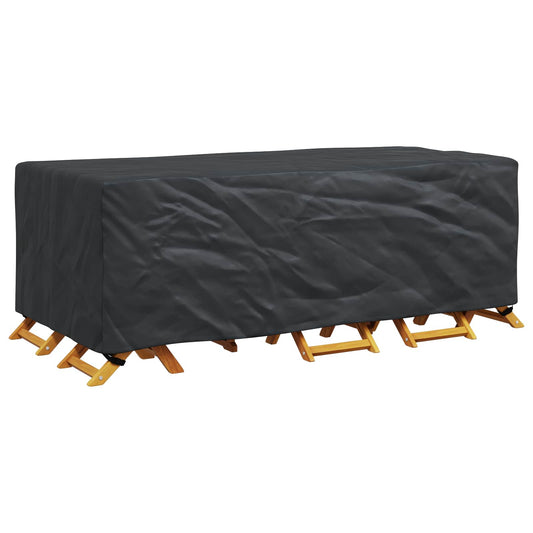 Lauko baldų uždangalas Juoda 229 x 113 x 73 cm 210D