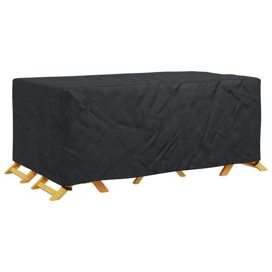 Lauko baldų uždangalas Juoda 240 x 140 x 90 cm 210D