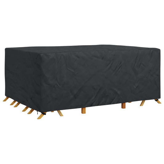 Lauko baldų uždangalas Juoda 280 x 204 x 106 cm 600D