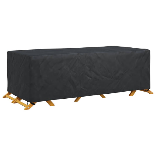 Lauko baldų uždangalas Juoda 300 x 140 x 90 cm 210D