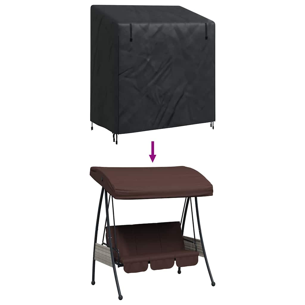 Lauko sūpynių uždangalas 155 x 95 x 165 cm 210D Oxford audinys