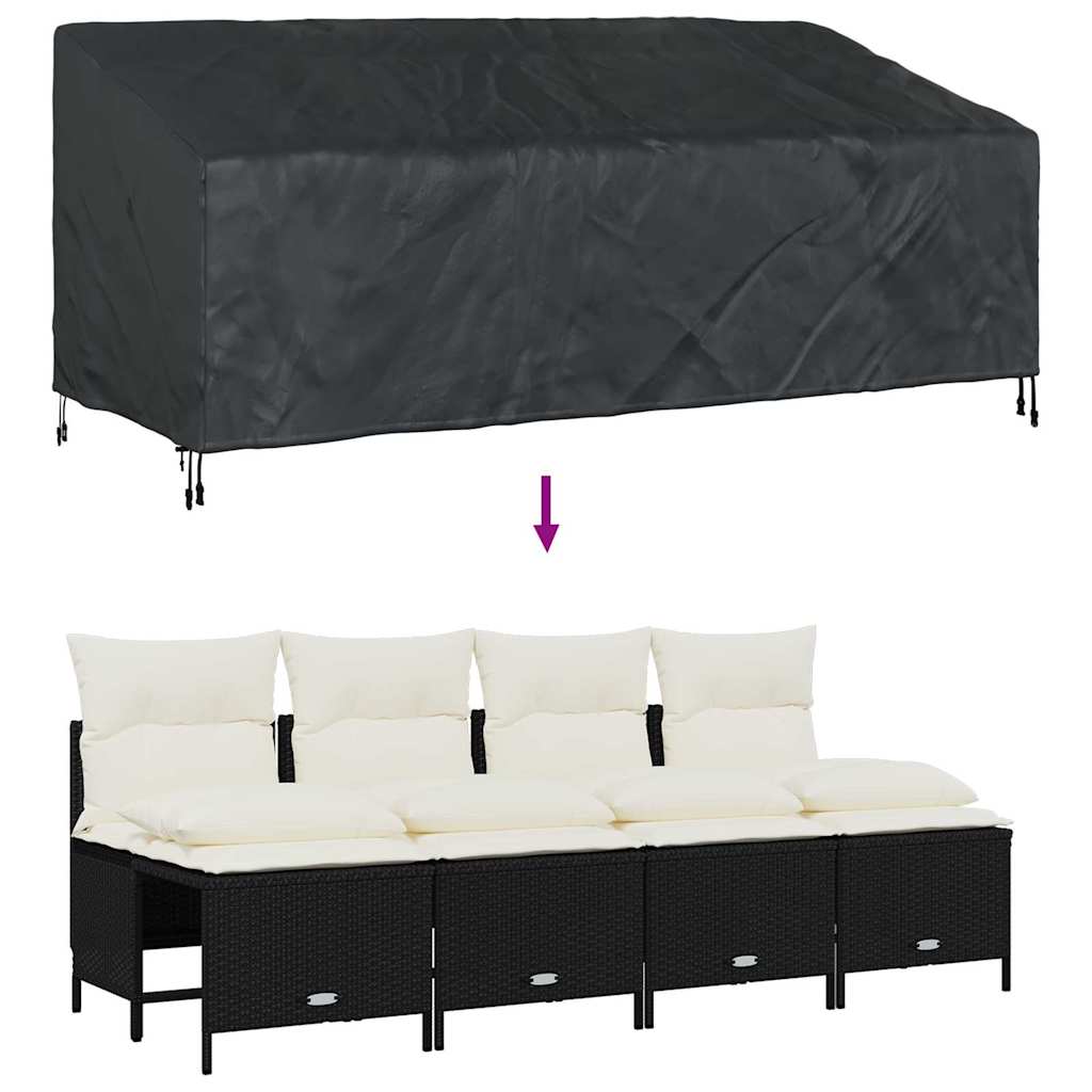 Lauko baldų uždangalas 200 x 100 x 89 cm 420D oksfordo audinys