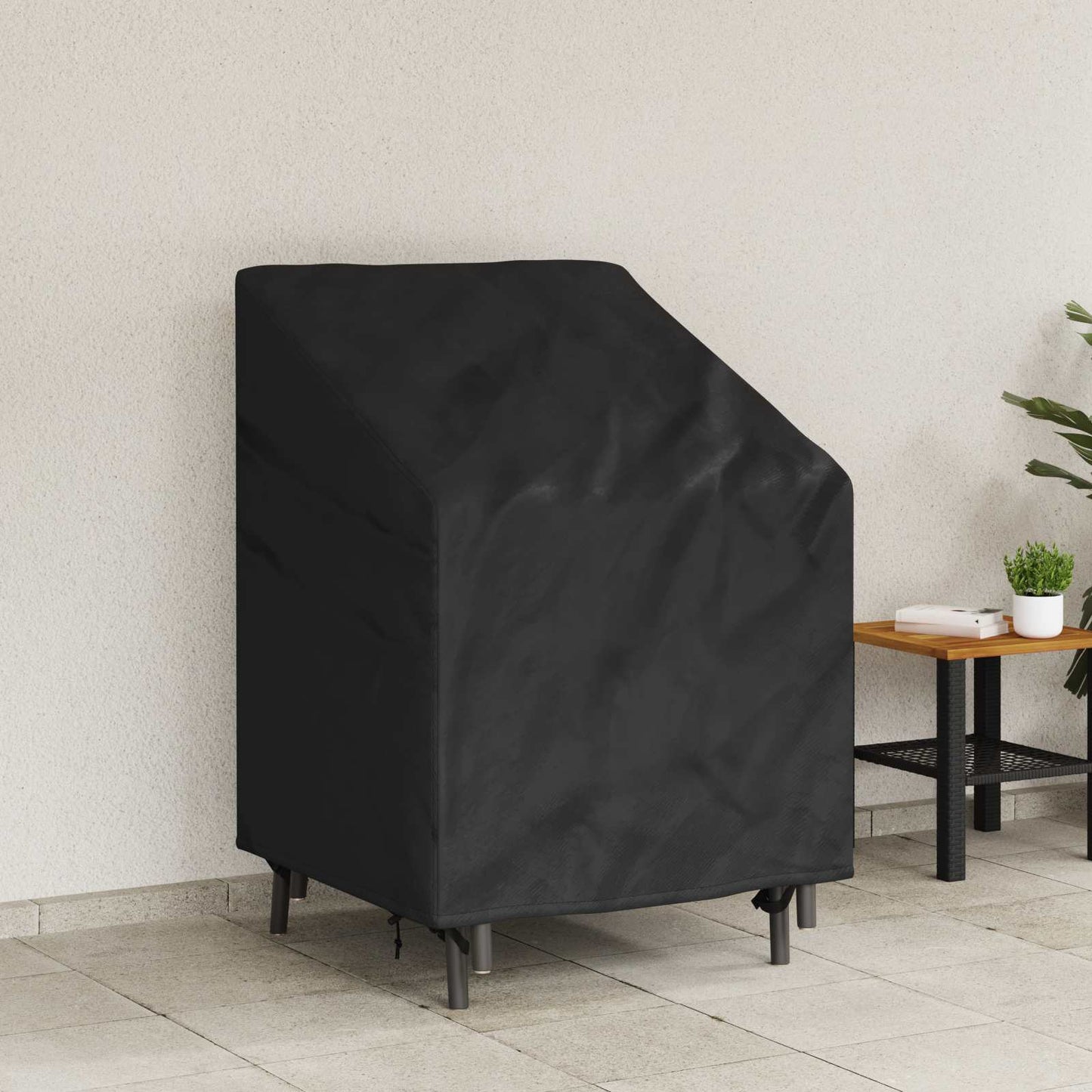 Sodo kėdės dangtis Juoda 75 x 78 x 65 / 100 cm 600D audinys