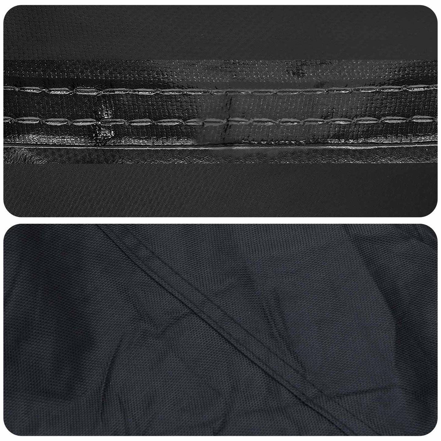 Lauko baldų uždangalas Juoda 102 x 102 x 71 cm 600D audinys