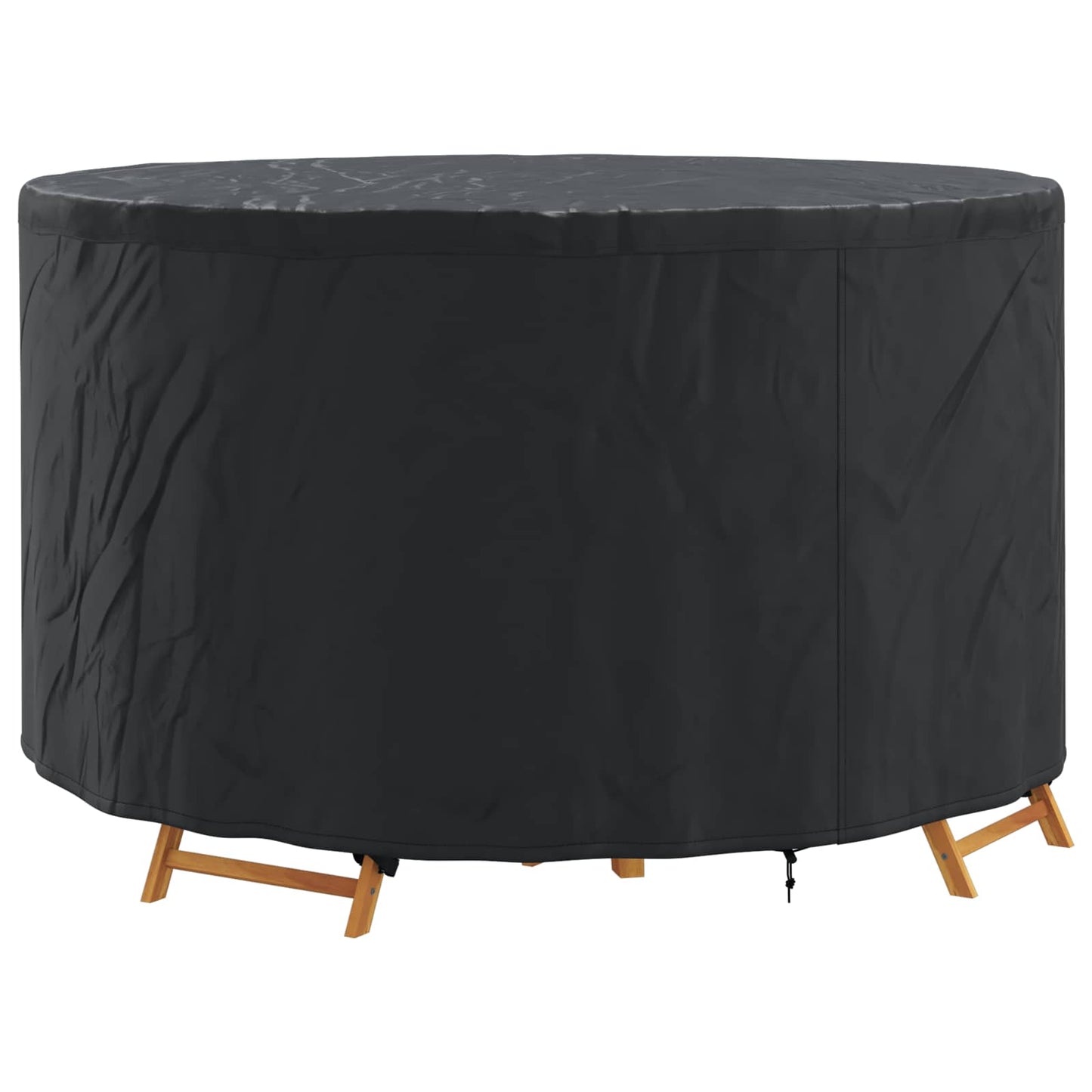 Lauko baldų uždangalas Juoda 157 x 157 x 71 cm 600D audinys