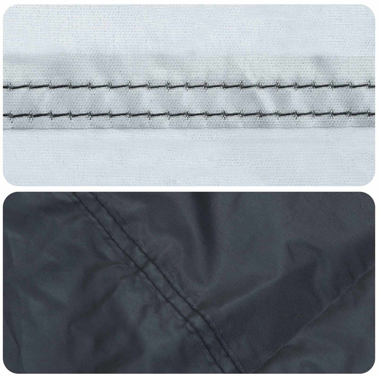 Lauko baldų uždangalas Juoda 200 x 200 x 105 cm 210D audinys