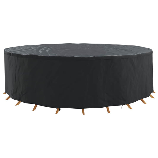 Lauko baldų uždangalas Juoda 320 x 320 x 71 cm 600D audinys