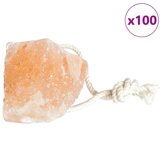 Druskos laižymo akmenys 100 pcs Rožinė Akmenys