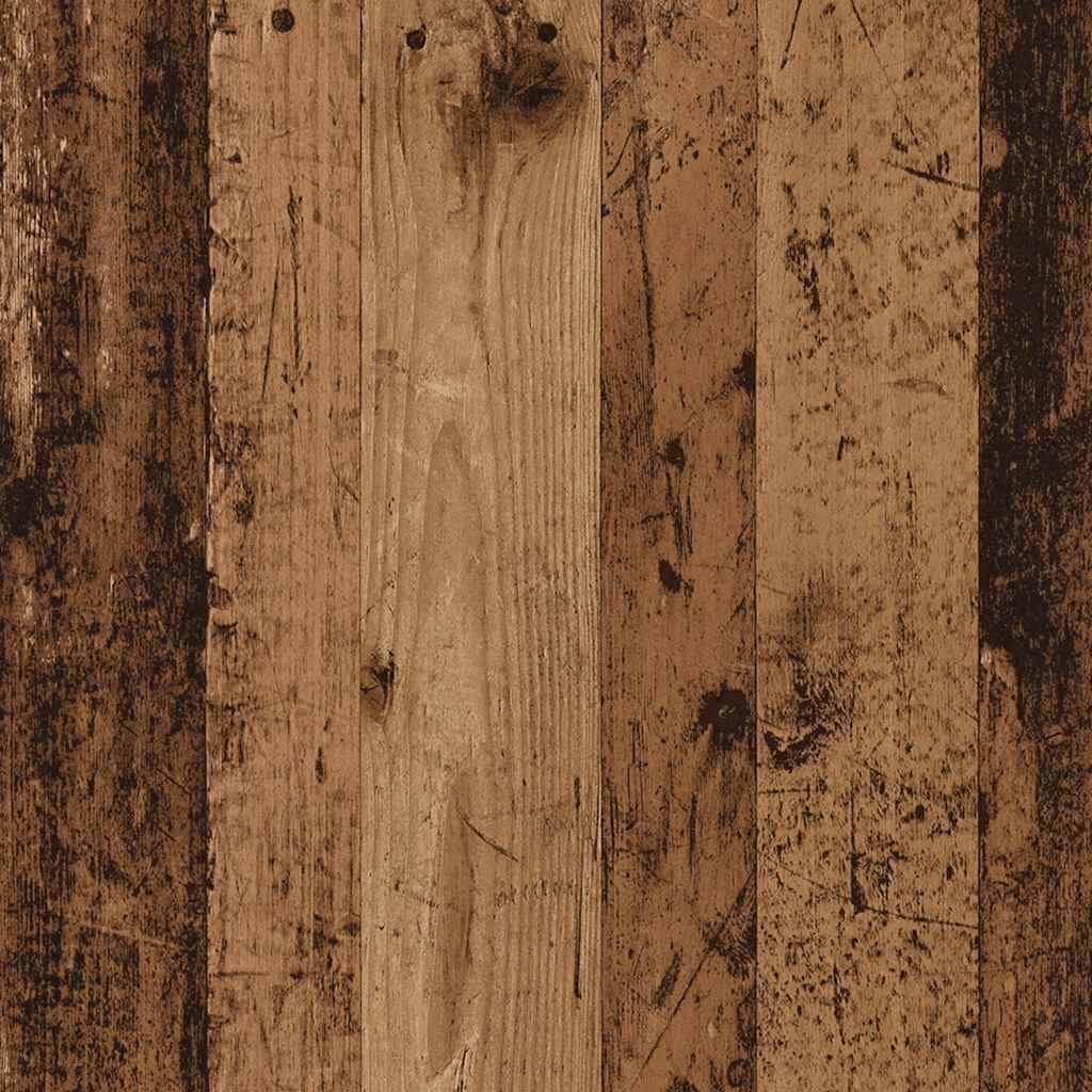 Sieninė lentyna, senovinė mediena, 75x16x55 cm, inžinerinė mediena