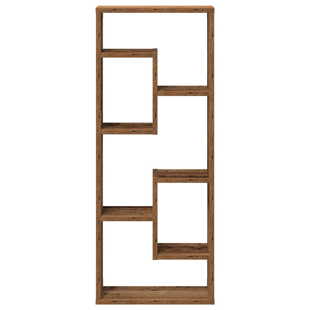 Sieninė lentyna, senovinė mediena, 36x16x90cm, inžinerinė mediena