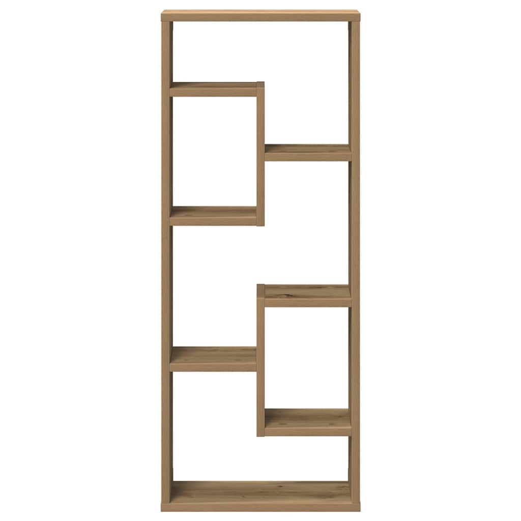 Sieninė lentyna, ąžuolo spalvos, 36x16x90cm, inžinerinė mediena