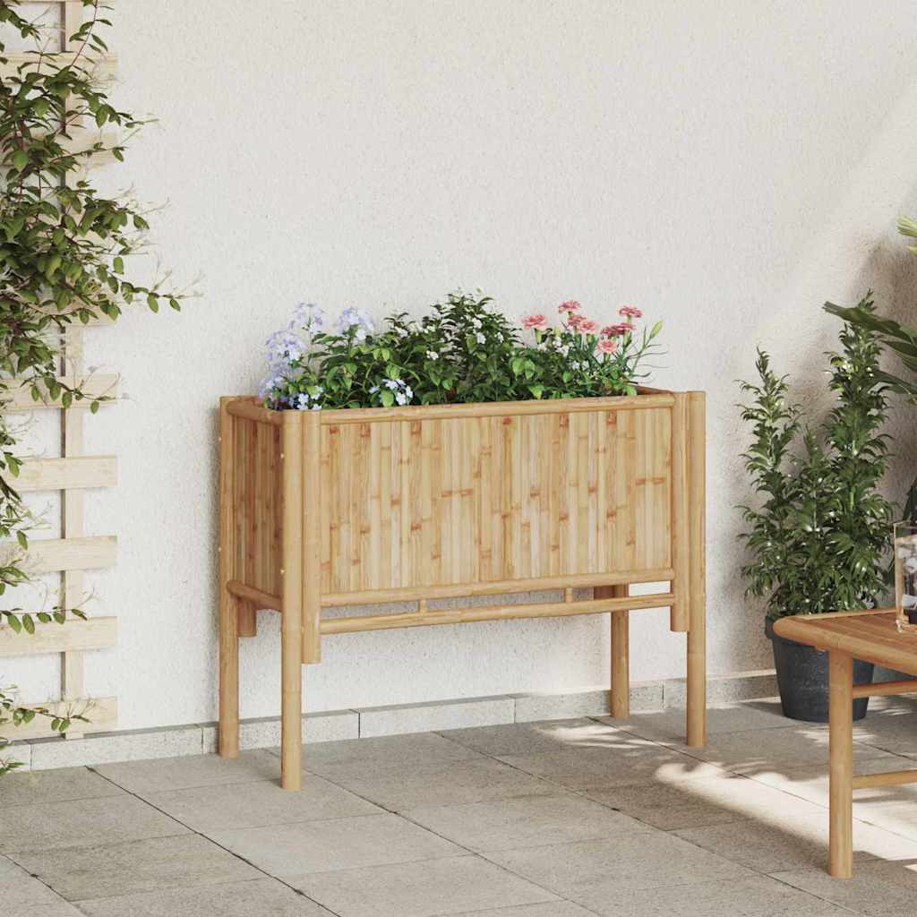 Paaukštinta sodo lova Ruda 90 x 35 x 70 cm bambukas