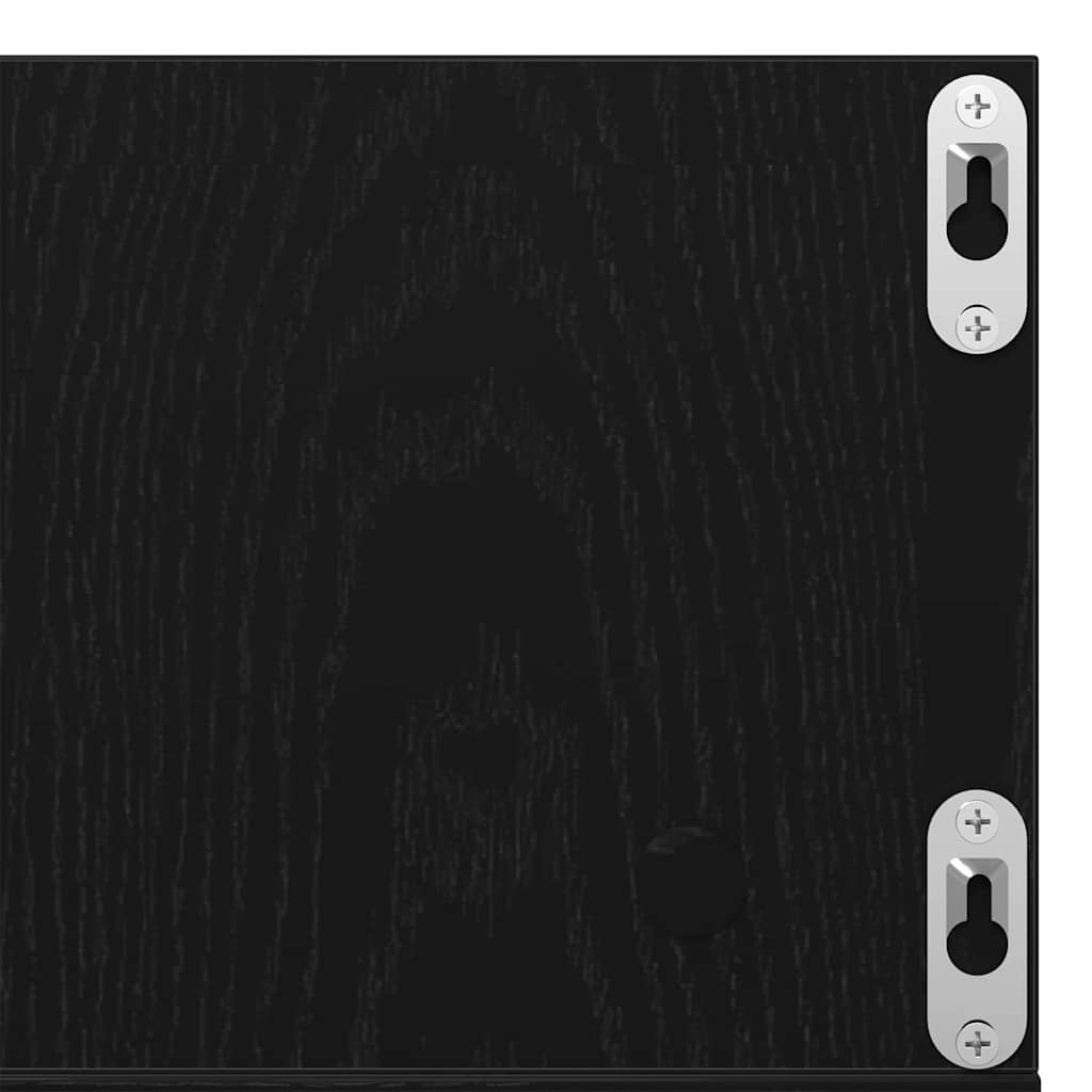 Sieninė lentyna Juodas ąžuolas 75 x 18 x 18 cm Apdirbta mediena